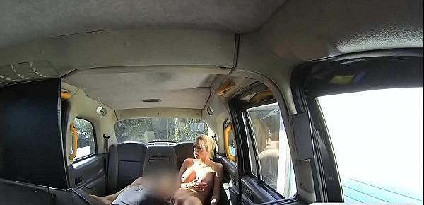  Big tits blonde passenger anal smashed in the backseat